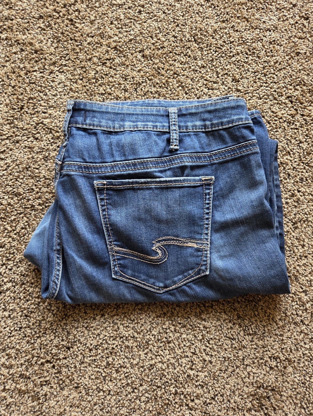 Silver Plus Size Classic Women's Midwash Blue Jeans